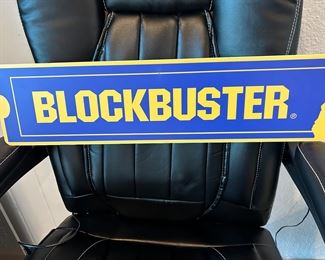 BLOCKBUSTER METAL SIGN