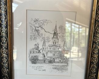 NEW ORLEANS - ST. LOUIS CATHEDRAL - ARTIST DON DAVEY