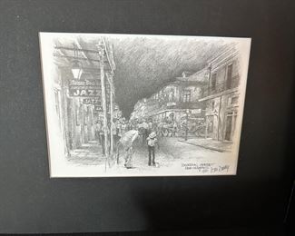 NEW ORLEANS - BOURBON STREET - ARTIST DON DAVEY