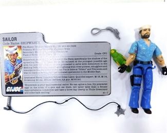 GI Joe Action Figure , Card, and Accessories