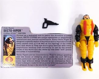 GI Joe Action Figure , Card, and Accessories