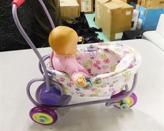 American Girl Bitty Baby in Stroller