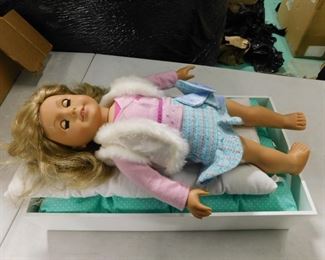 American Girl Doll with Bed