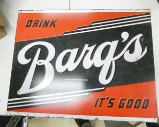 Barq's Root Beer sign