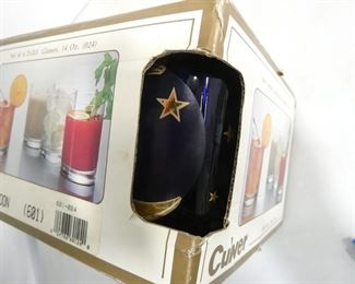 Culver Glass Bar Glasses New Old Stock