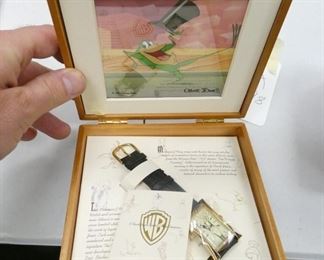 Michigan J Frog Watch by Chuck Jones in Collector's Box