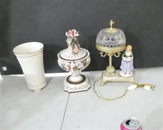 vintage Capodimonte, Lenox, etc