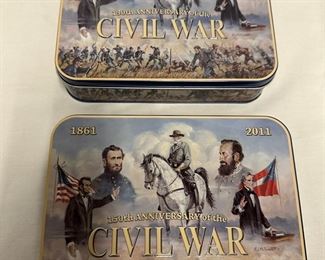 JC051 2 150th Anniversary Civil War Pocket Knifes NIB