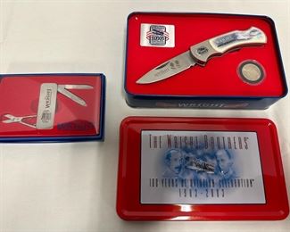 JC052 2 Wright Brothers 100 Years of Aviation Celebration Pocket Knifes NIB
