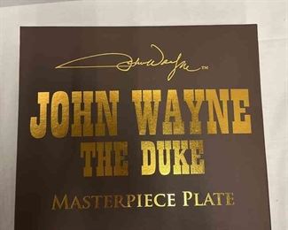 John Wayne The Duke Master Piece Plate