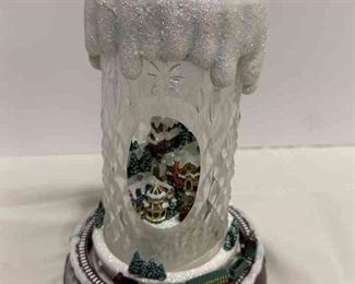 Making Spirits, Bright End Illuminated Crystal Candle Thomas KincaidMaking Sprites Bright Illuminated Crystal Candle