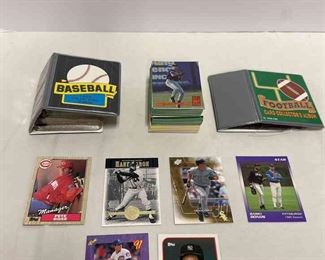 Miscellaneous Baseball And Football Cards.