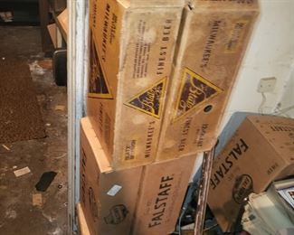 Cardboard beer boxes