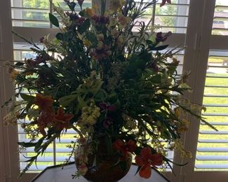 #4	Floral Arrangement in Tan Vase	 $35.00 
