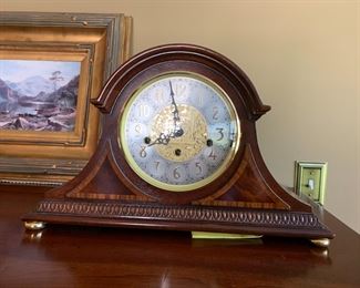 
#16	Howard Miller Mantle Clock - 18Hx11Tx7D w/key	 $125.00 
