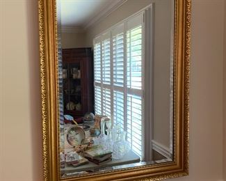 #23	Gold Painted Beveled Mirror - 29x41	 $100.00 
