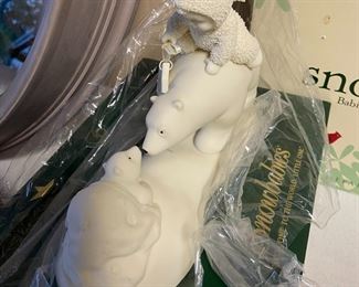 #187 Department 56 snowbaby statue "welcome to the world little one" $20
