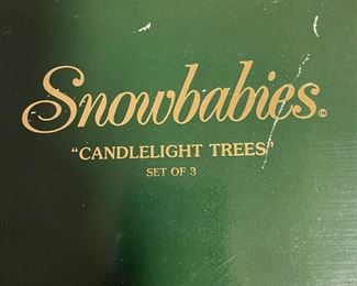 #188 Snowbabies by Depatments 56 "candle light trees" $20 