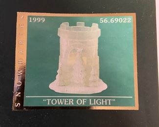#190 Department 56 snowbabies 1999 tower of light $20