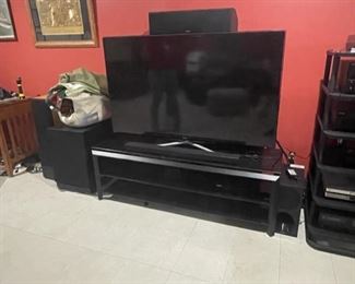 samsung flatscreen tv large subwoofer