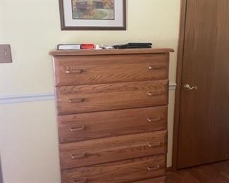 oak bedroom set chest of drawer