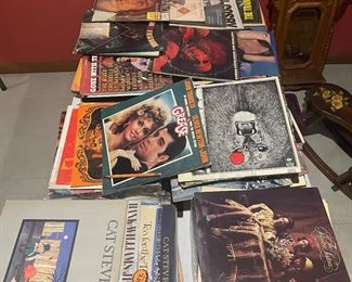 Classic rock, movie soundtracks vinyl record albums 