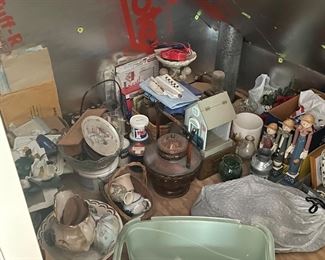 Glassware, dishes, deco items & more