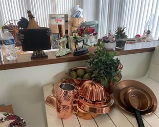 Copper kitchen decos molds 