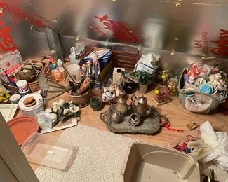 Silver plate tea set 