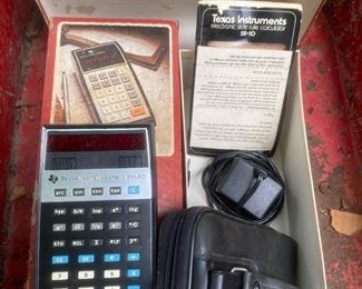 vintage Texas Instruments calculator