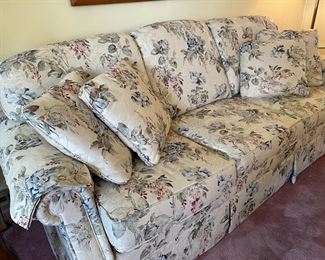 Floral Upholstered Couch (Matching LOVE Seat too)