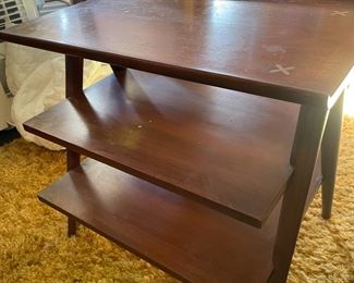 MCM Tri-Shelf Table