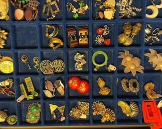 Volumes of Vintage Clip Earrings!