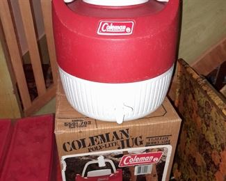 Vintage Coleman Poly-Lite Jug In Original Box