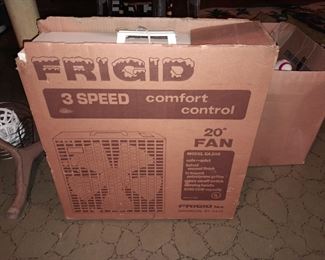 Frigid 3 Speed Fan In Box