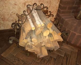 Fireplace Logs & Log Holder