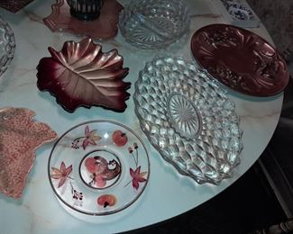 Assorted Glassware, China, Crystal, Etc.