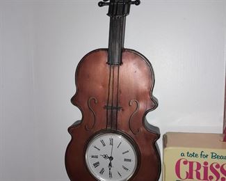 Violin Wall Clock