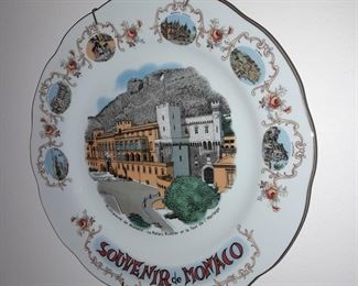 Monaco Souvenir Plate
