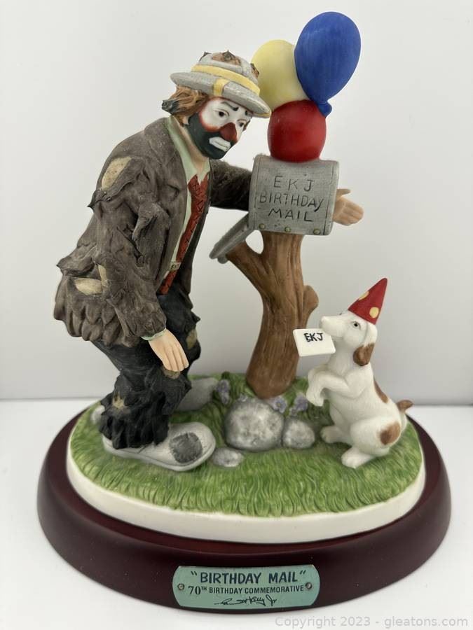 Emmett Kelly Jr Collectible Birthday Mail