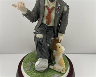 Emmett Kelly Jr Figurine Going my Way