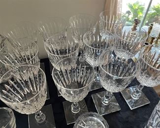 Set of crystal glasses