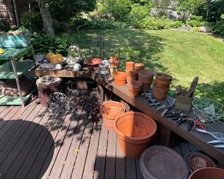 Clay and ceramic planters