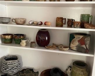 Large collection of pottery