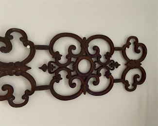 Metal wall sculpture