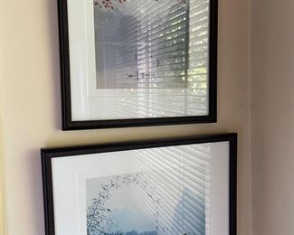 Framed artwork