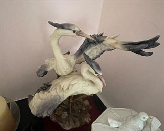 Bird statue