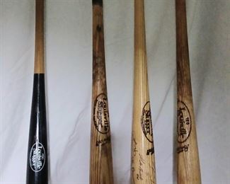 Signed ball bats