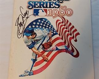 Bob Walk signed program