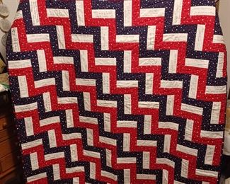 Patriotic Handmade Quilt